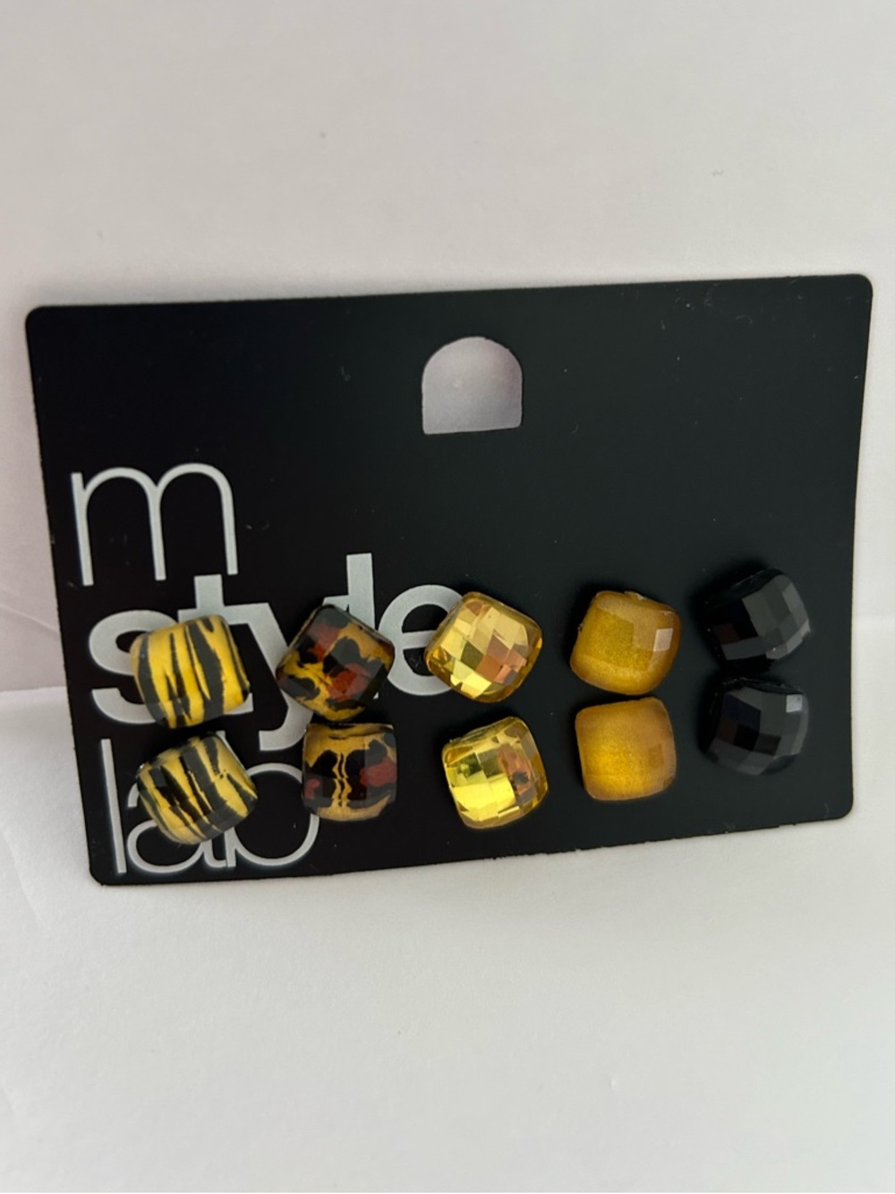 Set of 5 Round Stud Earrings by Topshop ‘M Style Lab’ Mstylelab - NWT